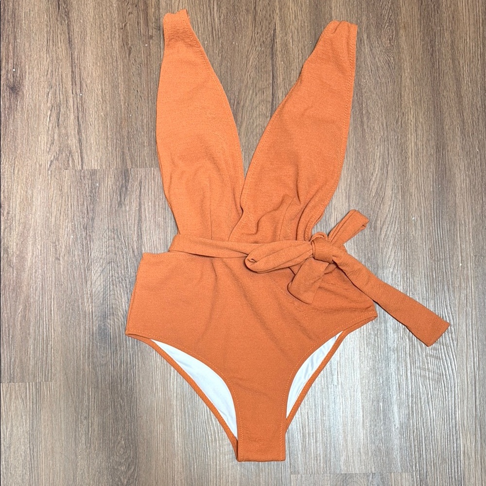 Cupshe Orange One Piece Swimsuit